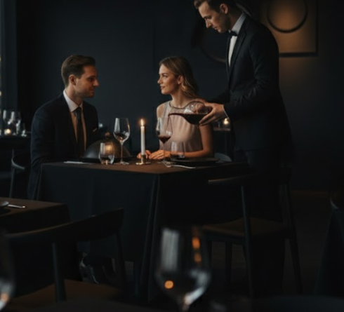 Intim middag för två